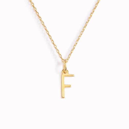 F, Gold Vermeil