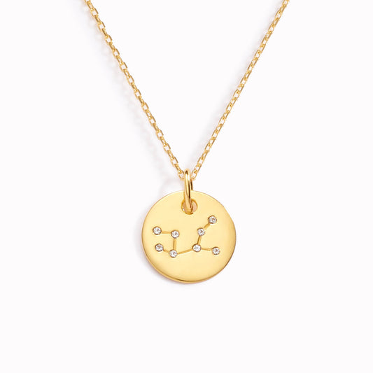 Gold Vermeil, White Topaz