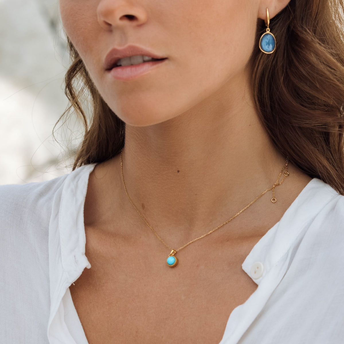 Gold Vermeil, Turquoise